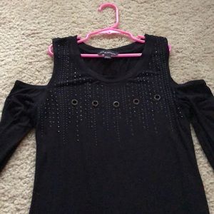 Rock and Republic black jeweled shirt